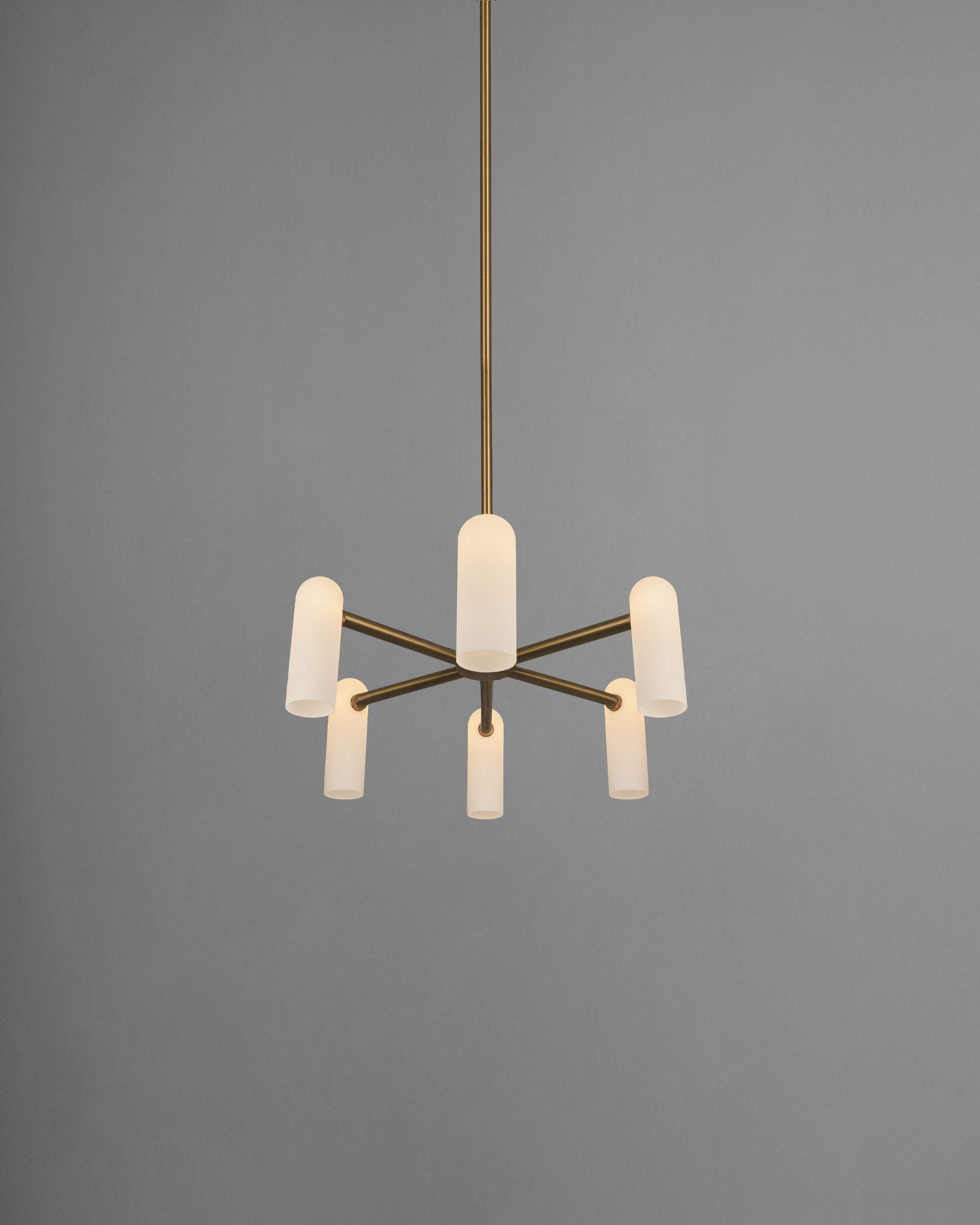 Nimbus - Runder Kronleuchter, Metall/Glas