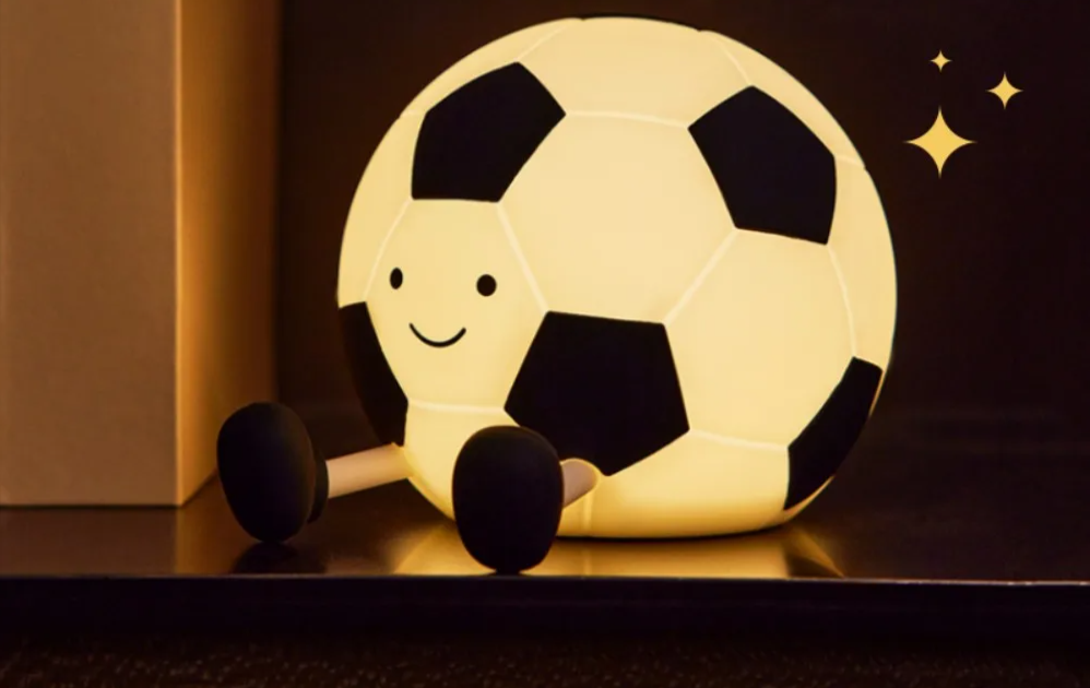 GlowKick - Fußball Nachtlicht aus Silikon, USB