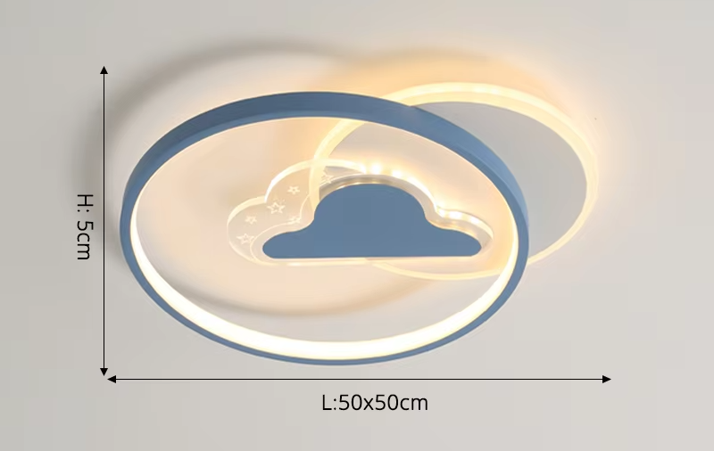 Vortex - LED-Deckenleuchte für Kinderzimmer, dimmbar mit