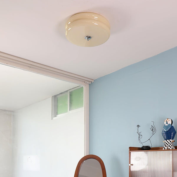 Rondea - Vintage-Deckenleuchte im Art-déco-Stil aus Metall