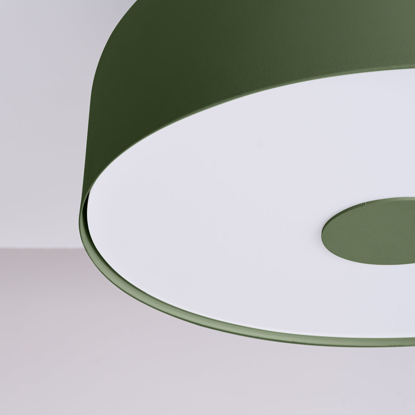 Aurela - Deckenlampe olivgrün rund 30 cm mit matter