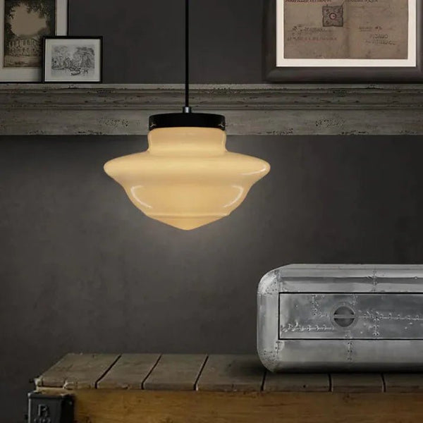 Orbita - Vintage-Pendelleuchte aus mattiertem Glas