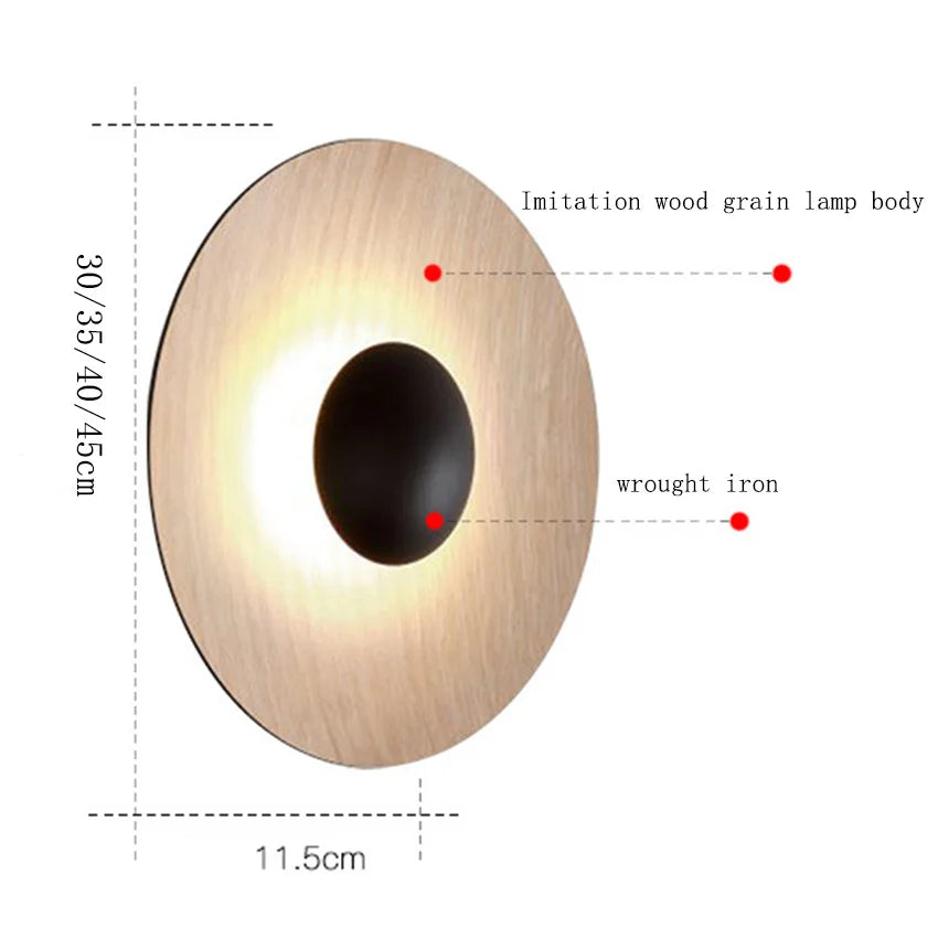 Lumera - Runde LED-Wandleuchte im skandinavischen Design
