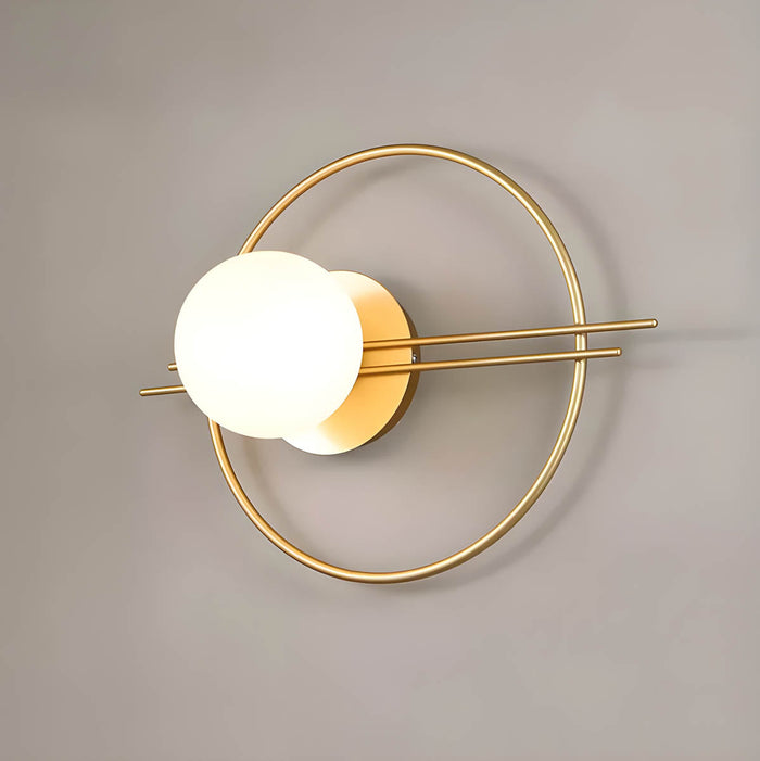Eclipse - LED-Wandlampe 7W aus Eisen & Glas