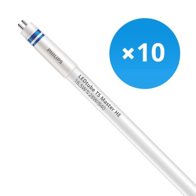 Globix - Vorteilspack 10x Philips LED Röhre T5 MASTER (HF)