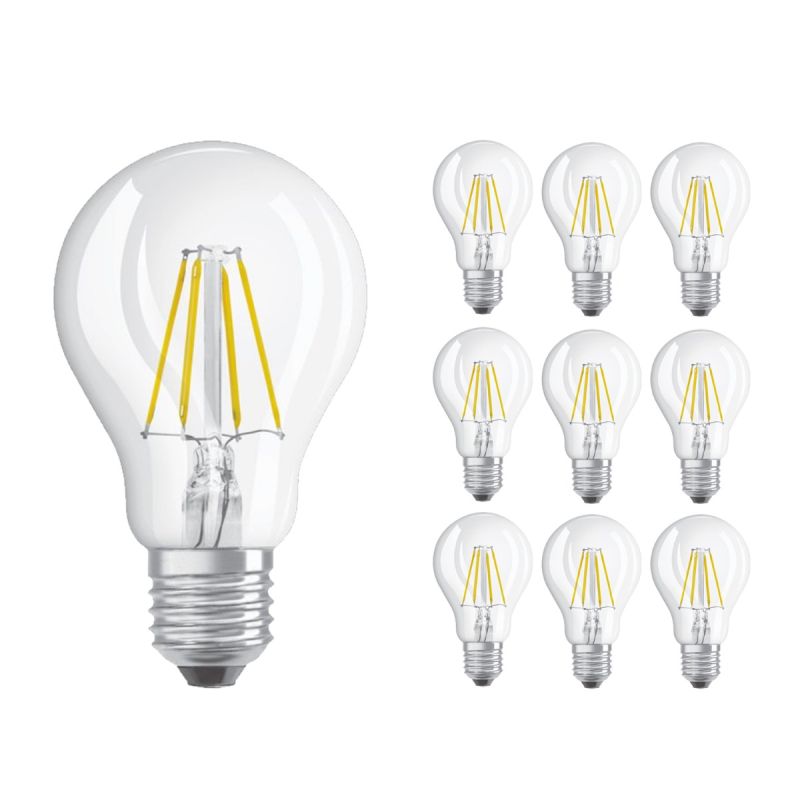 Globix - Vorteilspack 10x Ledvance CLASSIC LED E27 Birne