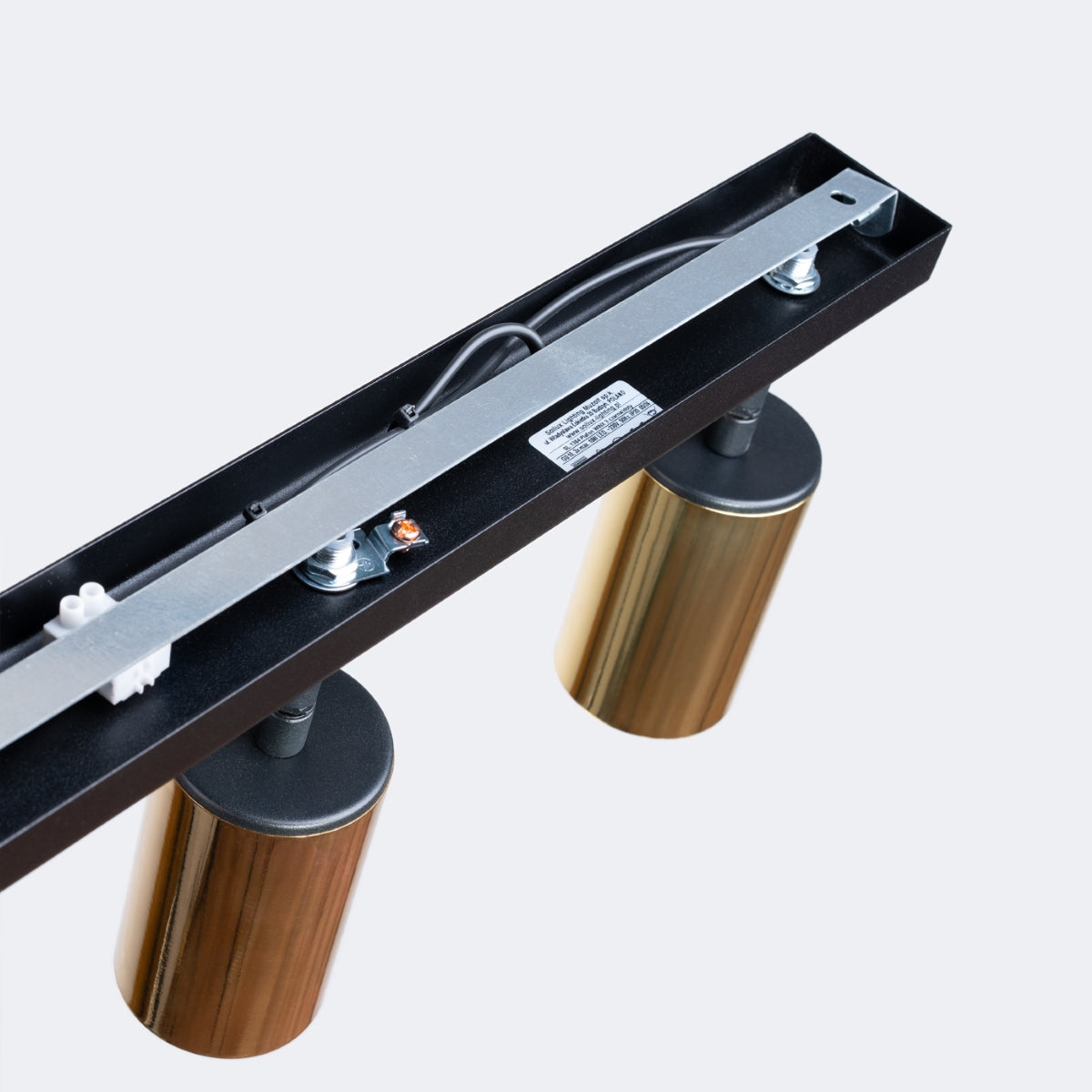 Brila - Deckenleuchte, 3-flammig, schwarz/kupferfarben