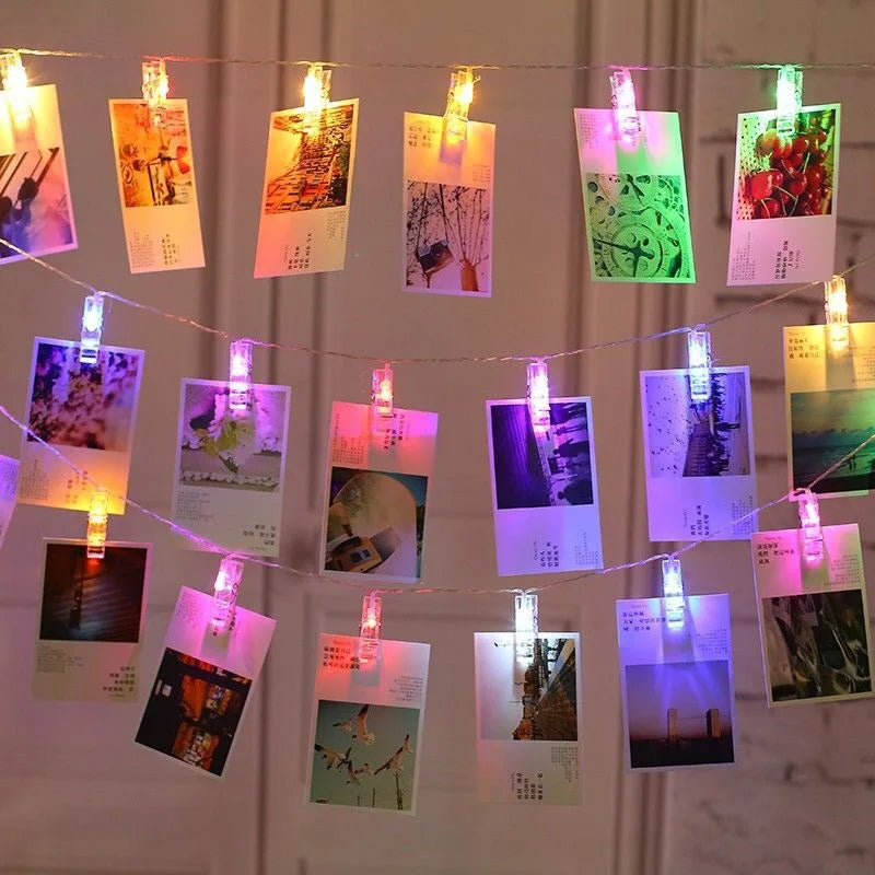 Girla - LED-Lichterkette mit Fotoclips