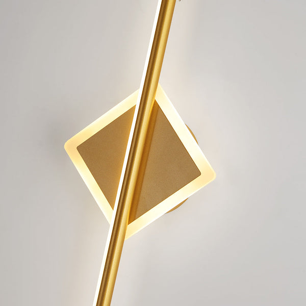 Leigh - LED-Wandleuchte, rund/quadratisch