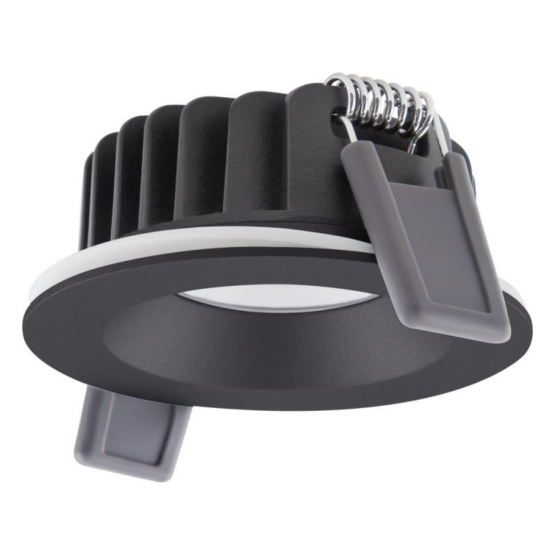 Fokus - LED-Einbaustrahler IP65, schwarzes Aluminium
