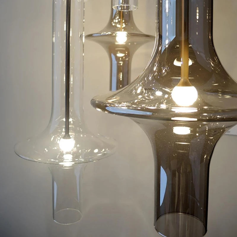 Nimbus - Pendelleuchte aus Glas, E14-Fassung, im