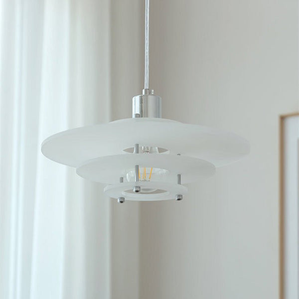 Stella - Vintage-UFO-Pendelleuchte aus Acryl