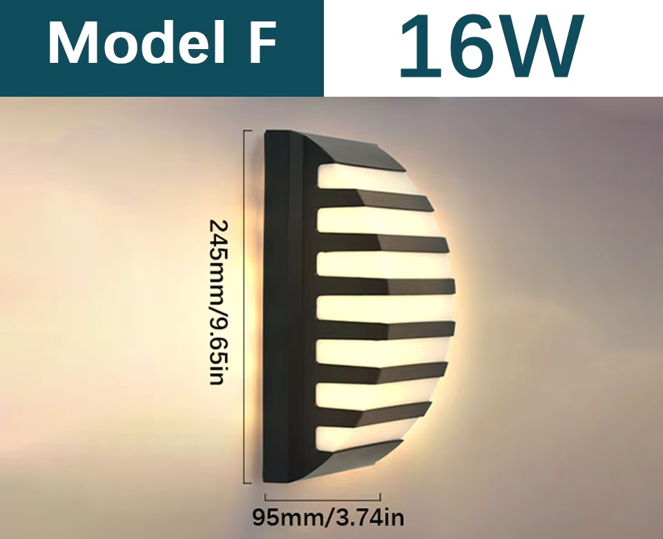 SENSOLUX - LED-Wandleuchte mit Radarsensor IP65