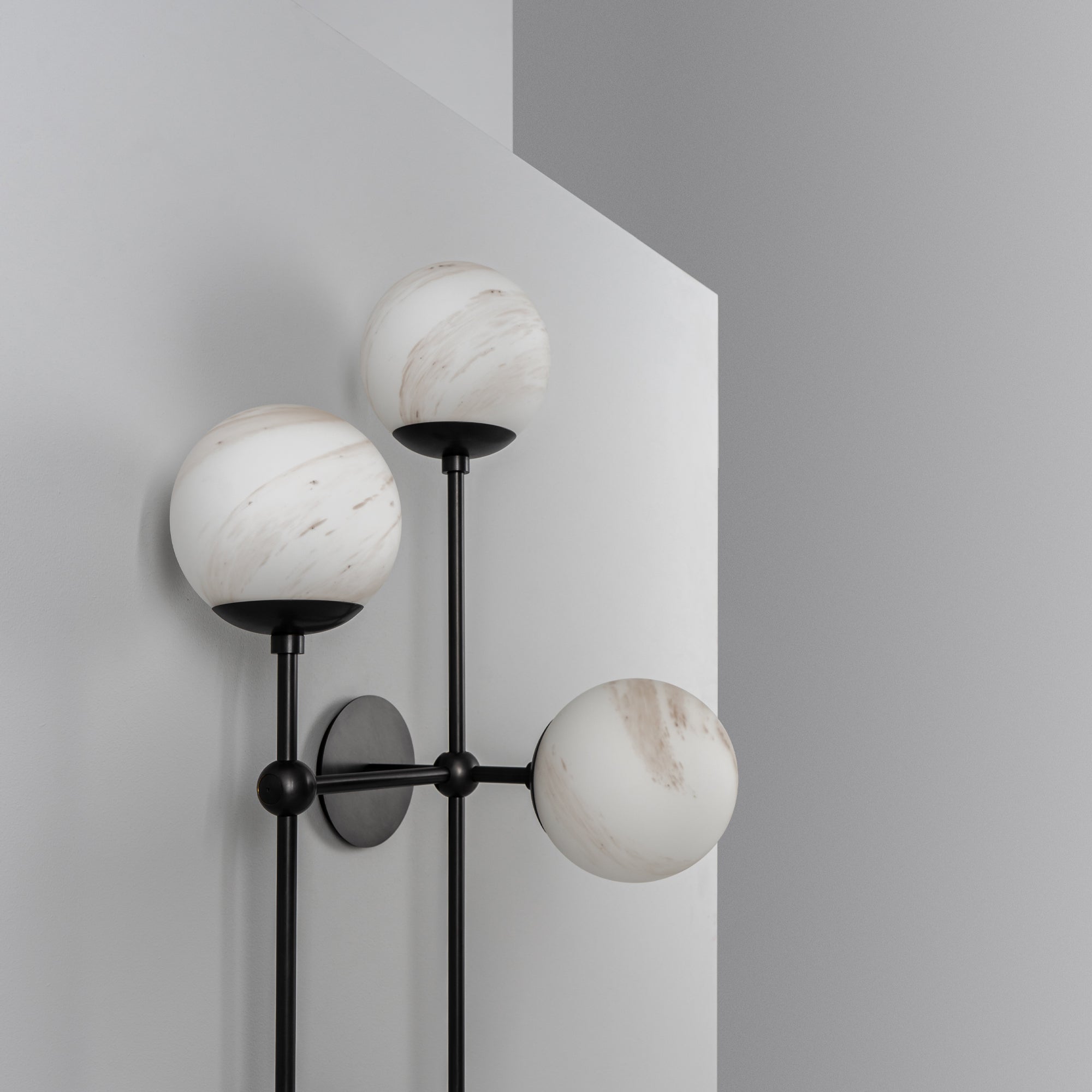 Metall/Glas - Deckenleuchte, Metall/Glas, 352 mm Länge