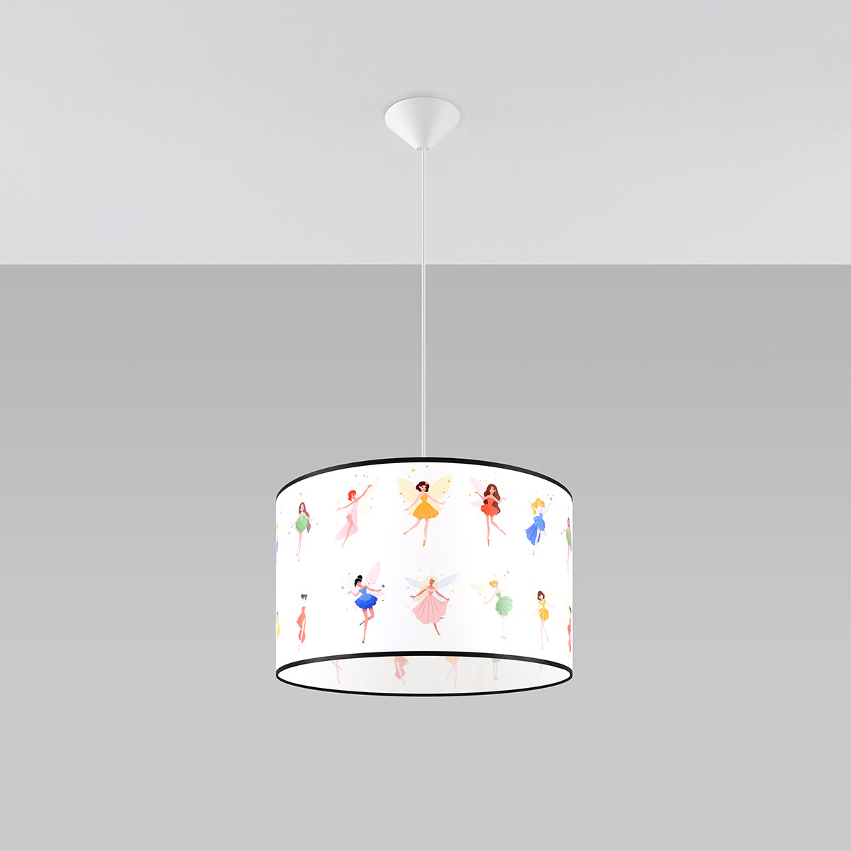 Kinderzimmer - Hängelampe 40 cm bunt