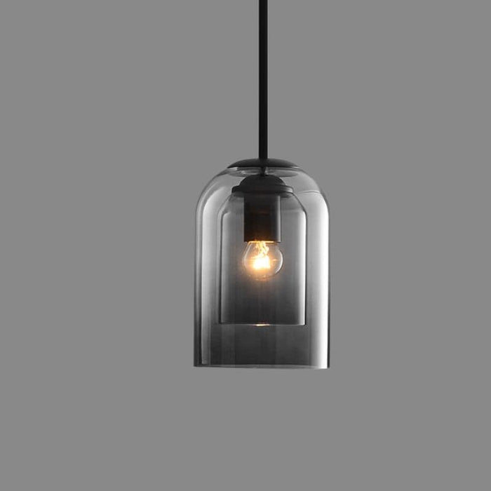 Mid-Century - Pendelleuchte Doppelglas