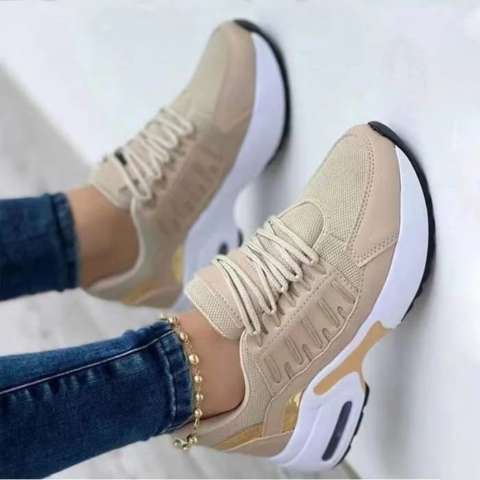 FlexTread - Schnürsneaker mit runder Spitze und flexibler Gummisohle