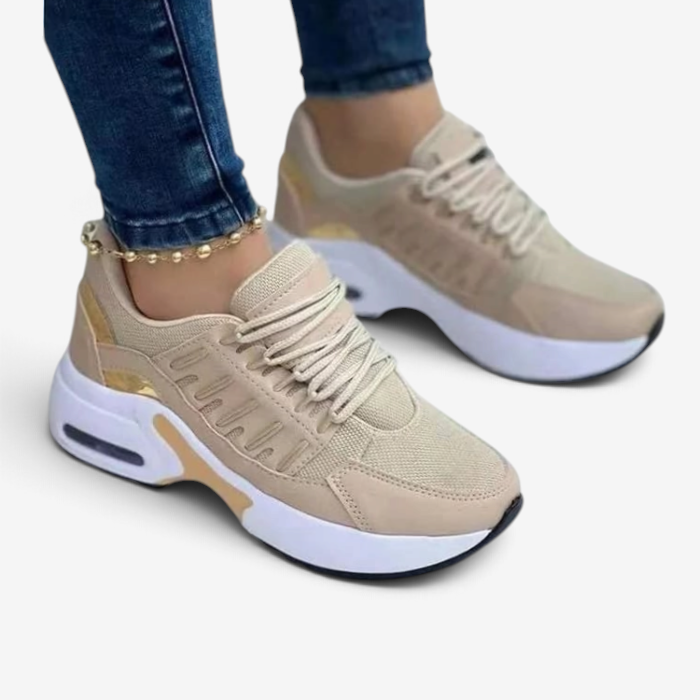 FlexTread - Schnürsneaker mit runder Spitze und flexibler Gummisohle