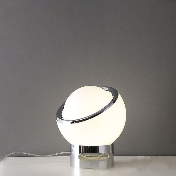 Tabora - Bauhaus Tischlampe Opalglas