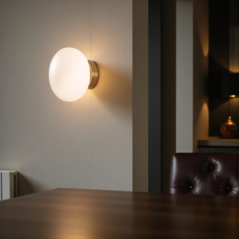 Moderne Wandleuchte mit Messing-Finish für elegante Wohnbeleuchtung