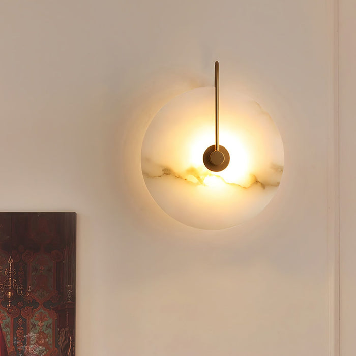 Beruhigende - LED-Wandleuchte in Alabaster-Optik