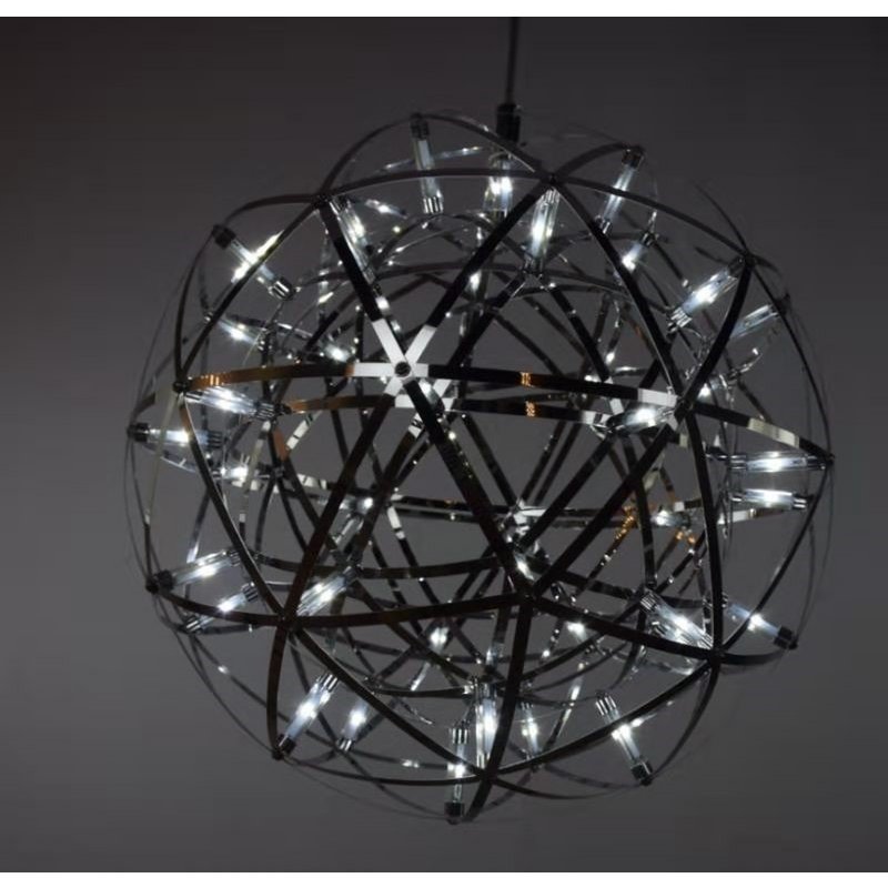 Lucero - LED-Pendelleuchte, 50 cm, Metallbänder