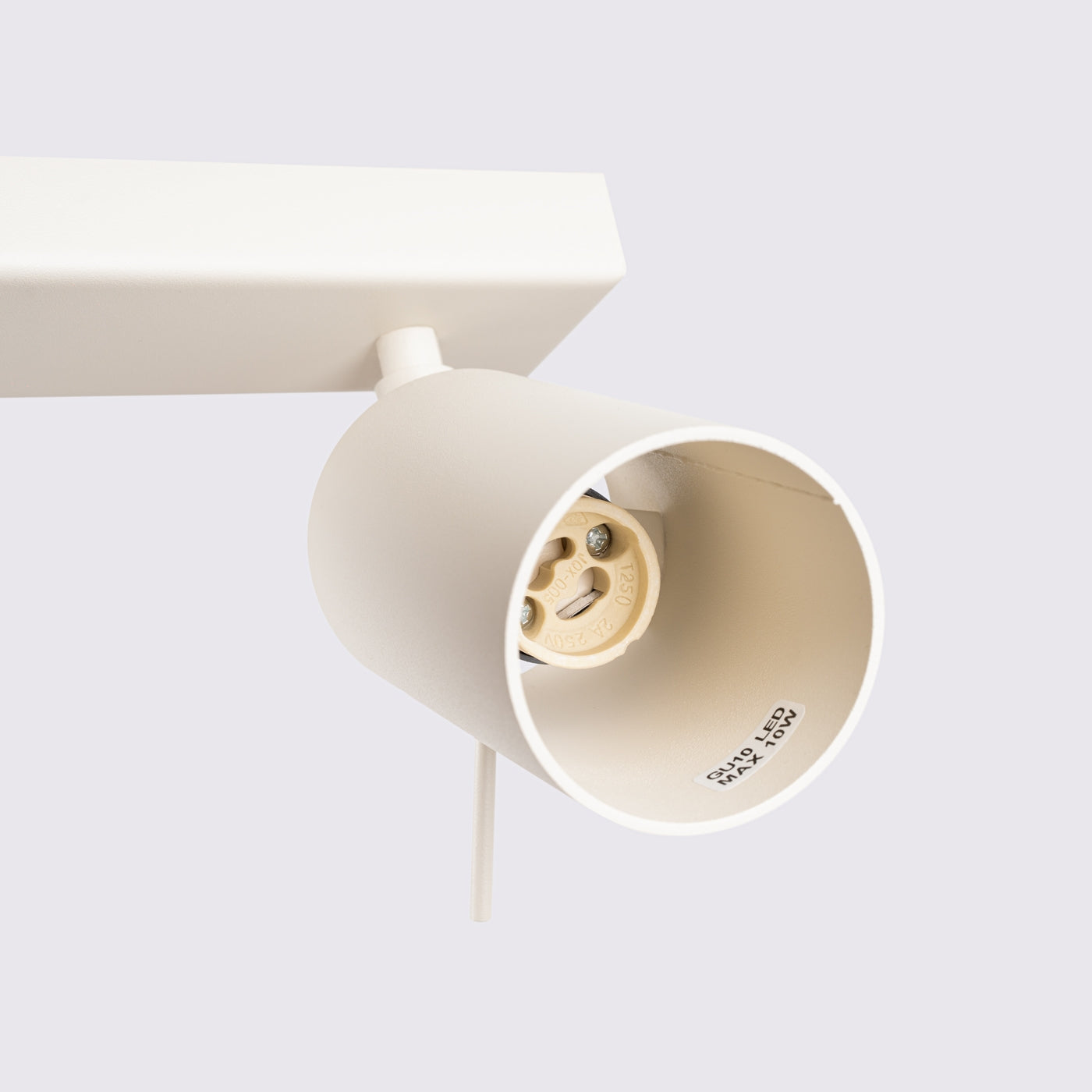 Spotix - Deckenleuchte 6-flammig Beige mit verstellbaren