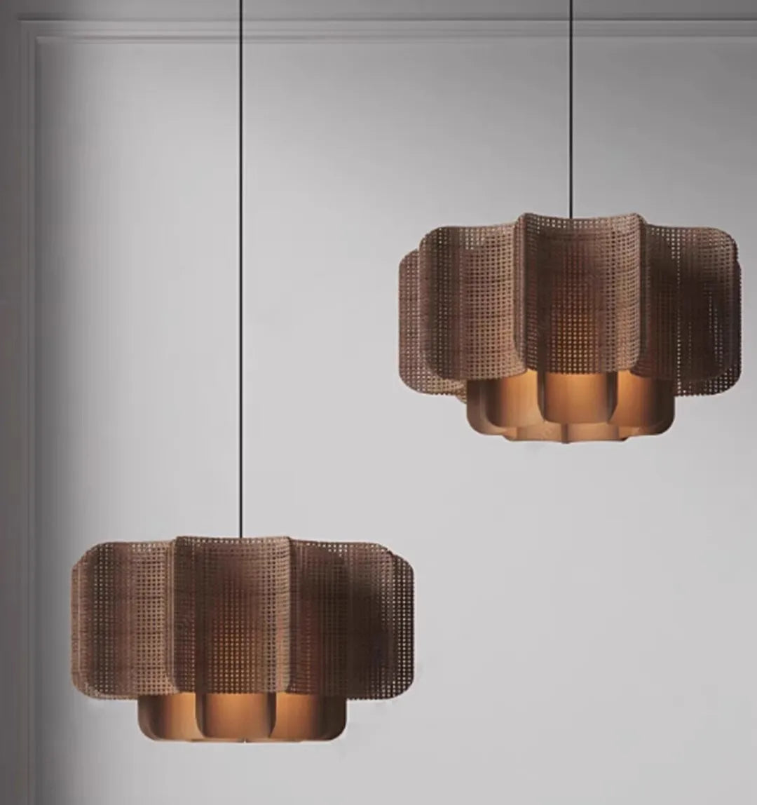 Stella - Wabi-Sabi Boho-Hängeleuchte aus Bambus