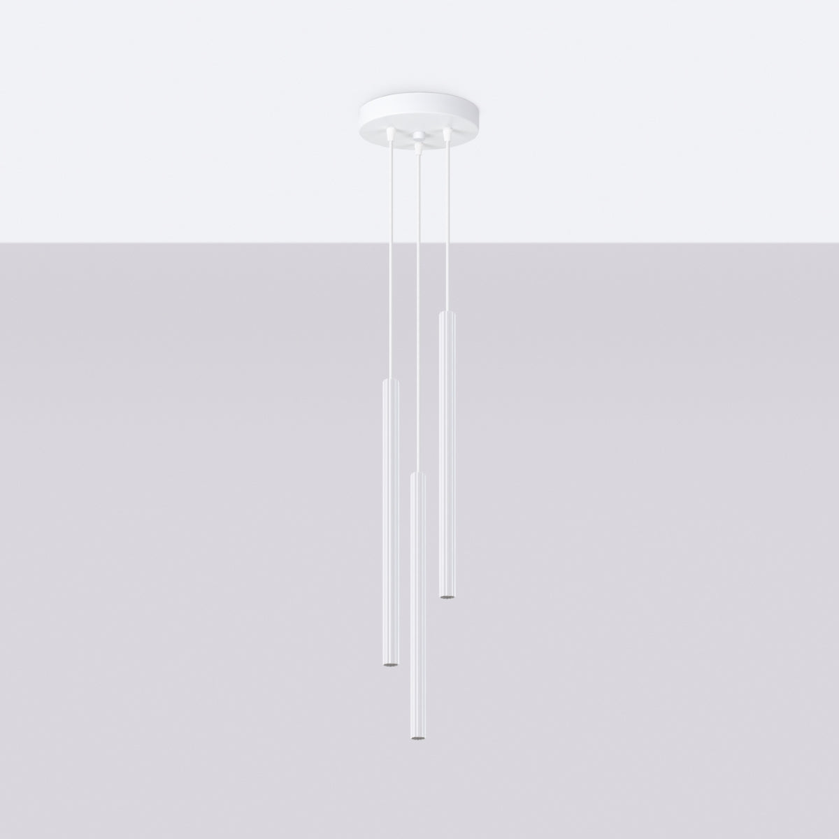 ARCHE - 3P Pendelleuchte, weiß