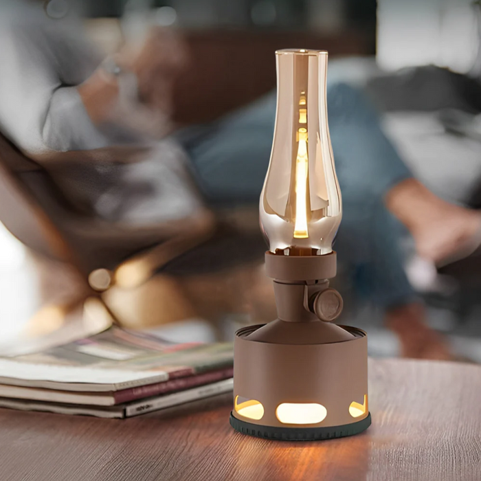 Nestor - Vintage LED-Laterne aus Aluminium & Glas
