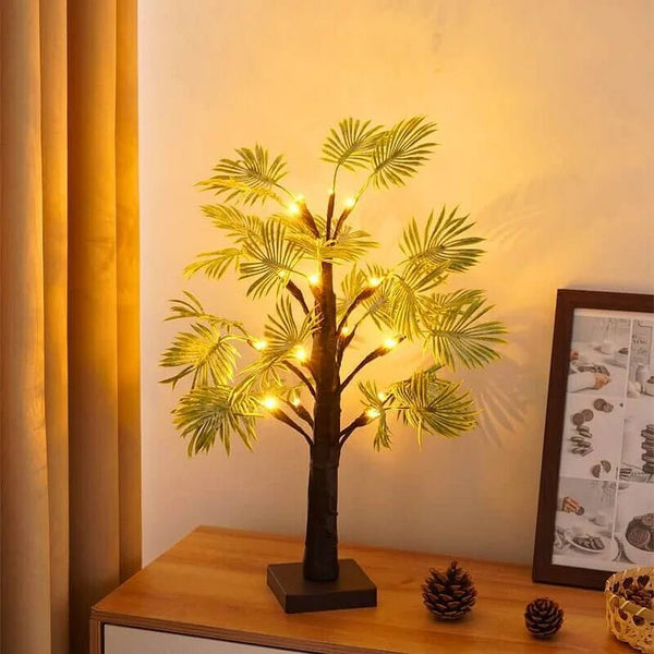 Nestor - Weihnachts-LED-Lichterkette mit Palmenblättern