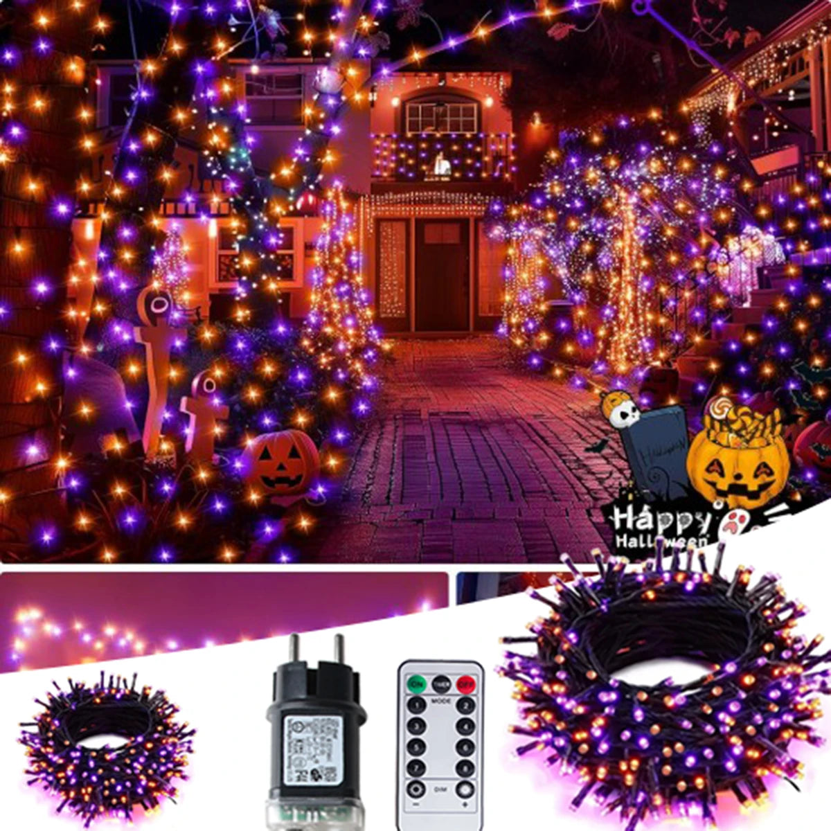 Twinkla - LED-Lichterkette 10–100 m, wasserdicht, mit