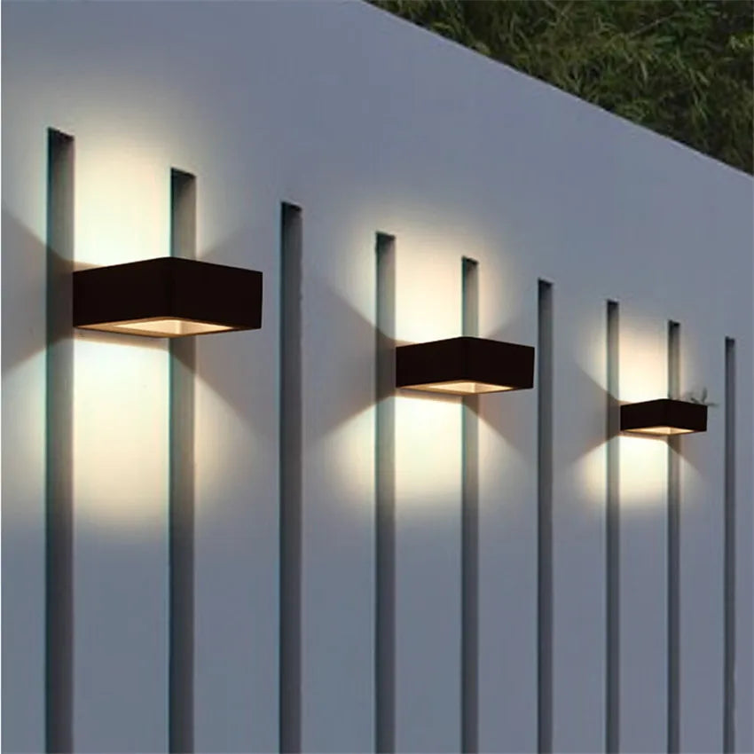 Terraza - Außenwandleuchte IP65, Aluminium