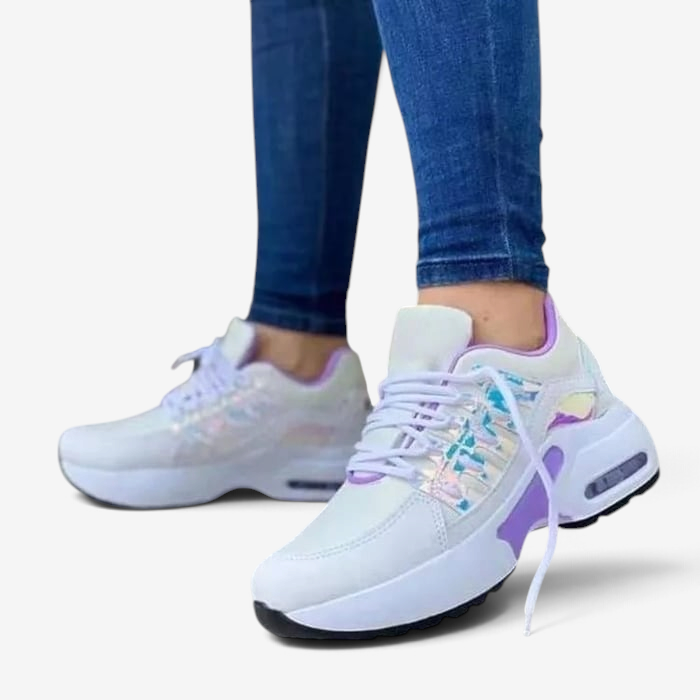 FlexTread - Schnürsneaker mit runder Spitze und flexibler Gummisohle