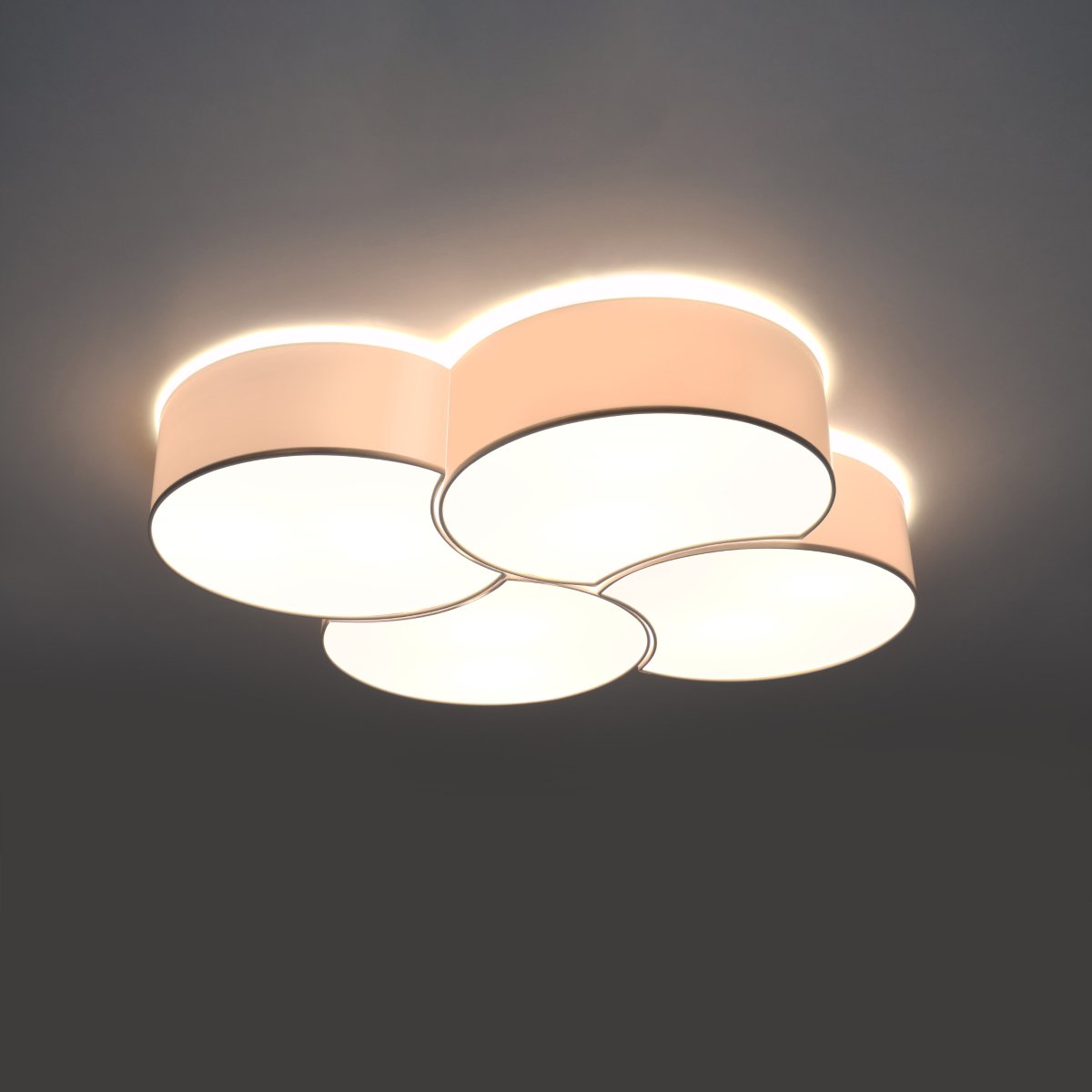Lightinup - SRL - Circle 4 Deckenleuchte Weiß