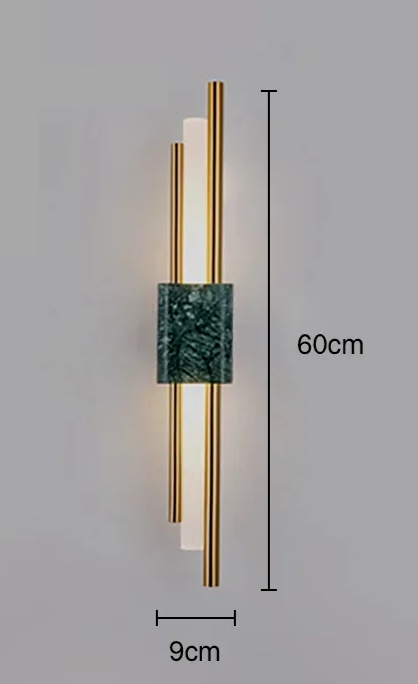 Murena - LED-Wandleuchte in Marmoroptik für den Innenbereich