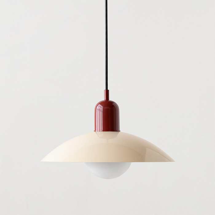 Macaron - Bauhaus Pendelleuchte, Metall & Glas
