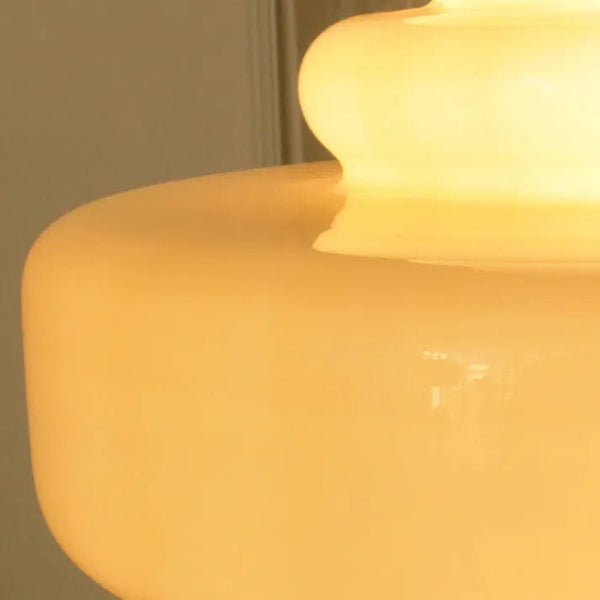 Zenita - Bauhaus-Pendelleuchte aus Glas, Kürbisform