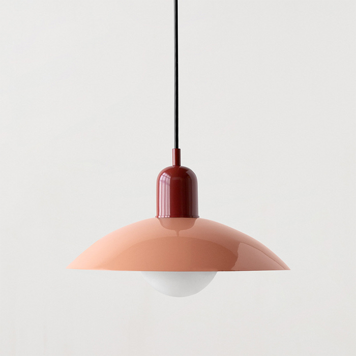 Macaron - Bauhaus Pendelleuchte, Metall & Glas