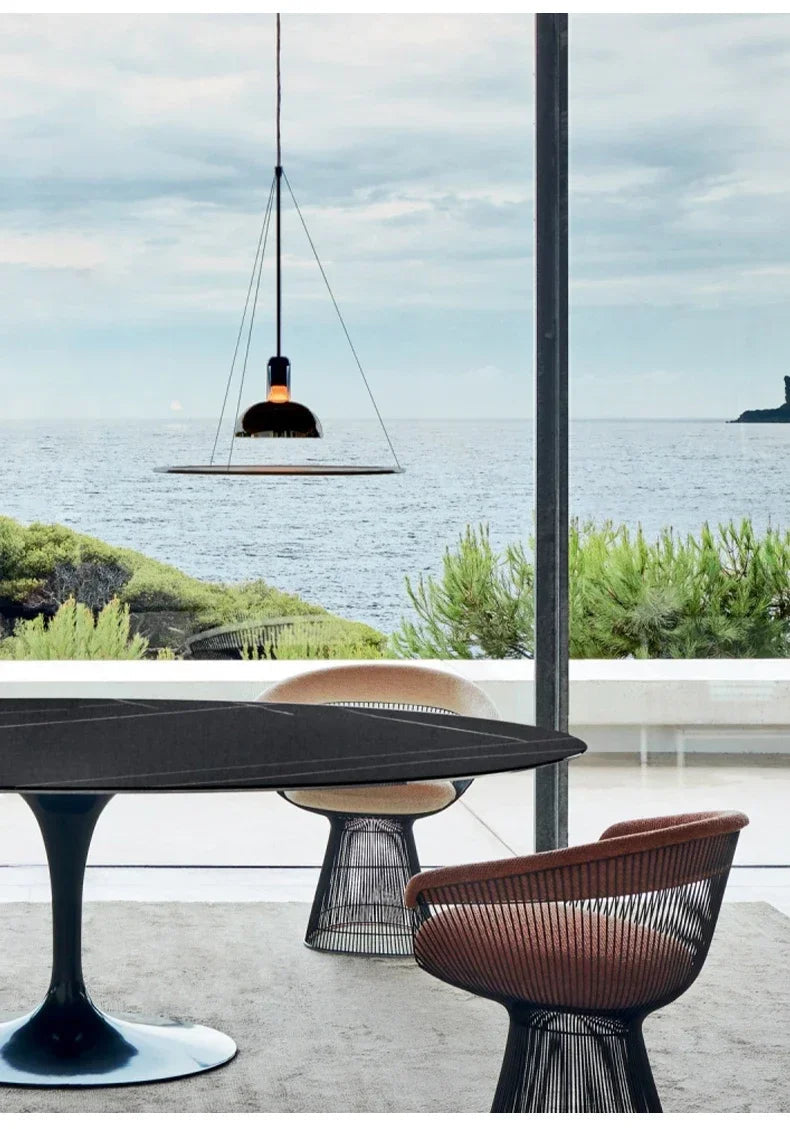 Minimalistische - Designer-Pendelleuchte aus Metall