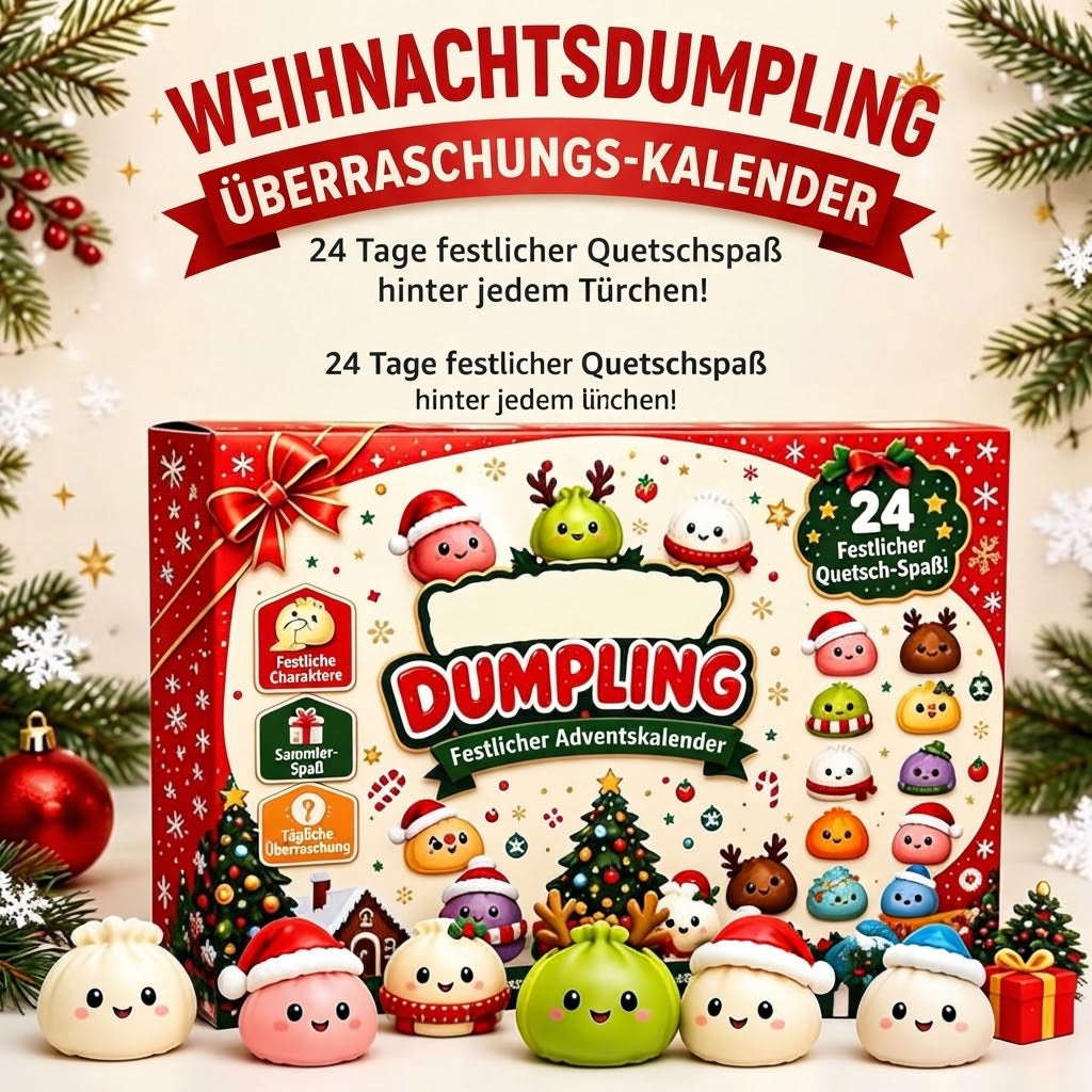 SquishMingle - Adventskalender mit 24 Squishy-Spielzeugen