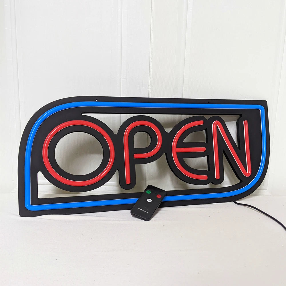 Neon-Schild - OPEN mit ultraheller LED