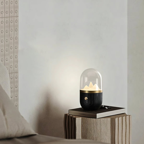 Mountain - Nachttischlampe Mountain Peak mit mattiertem