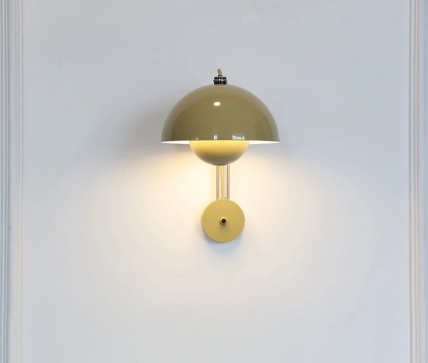 Skandinavische - Wandleuchte E27 mit integrierter LED