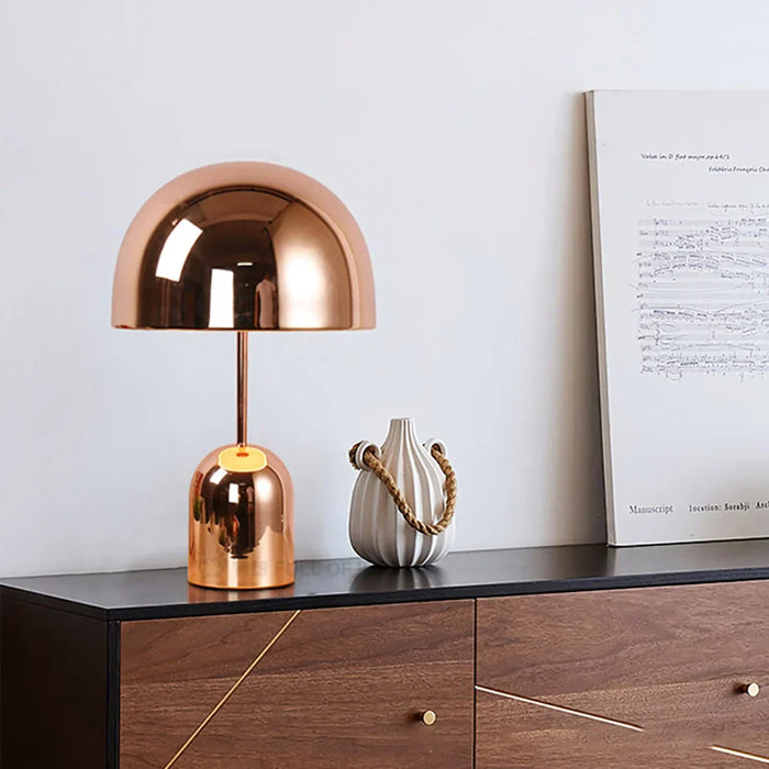 Lino - Moderne, pilzförmige Tischleuchte mit dimmbarer LED
