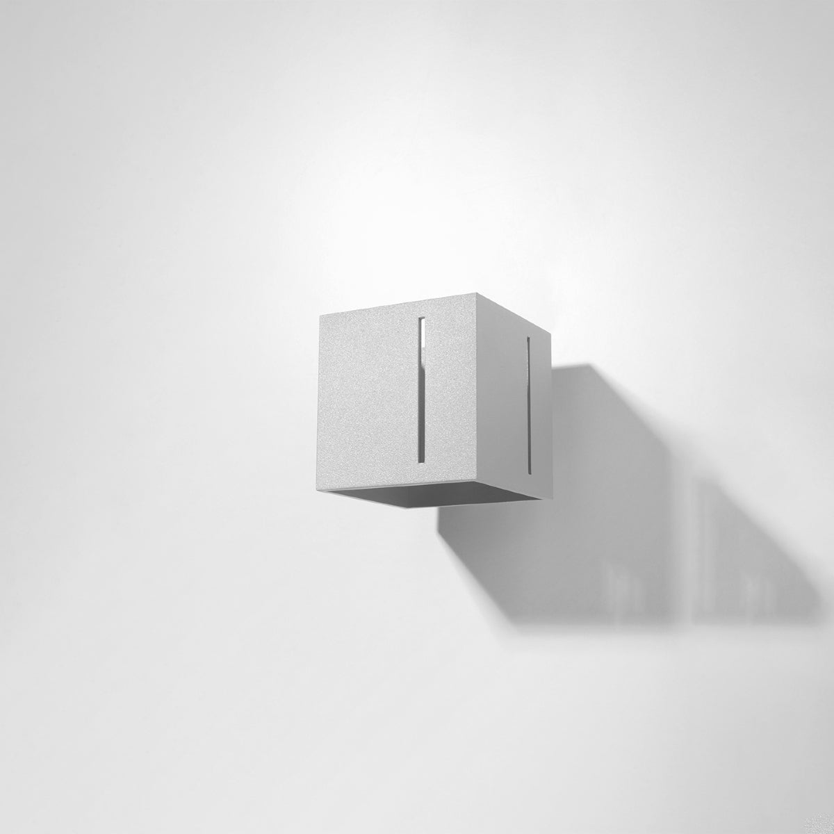 PIXAR - Wandleuchte, graues Aluminium mit Perforation