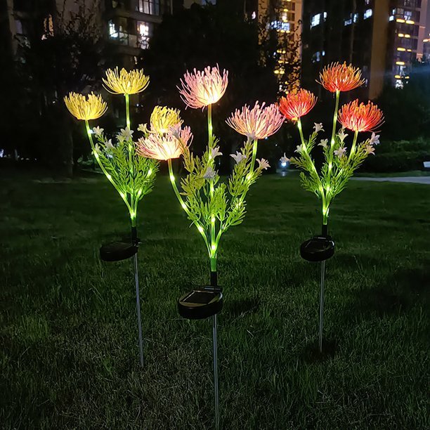 Via - Feenblumen-Gartenleuchte aus Edelstahl