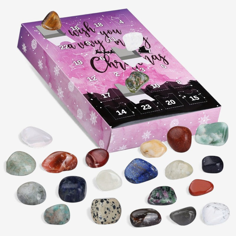 StoneMira - Adventskalender mit natürlichen Steinen für die Saison