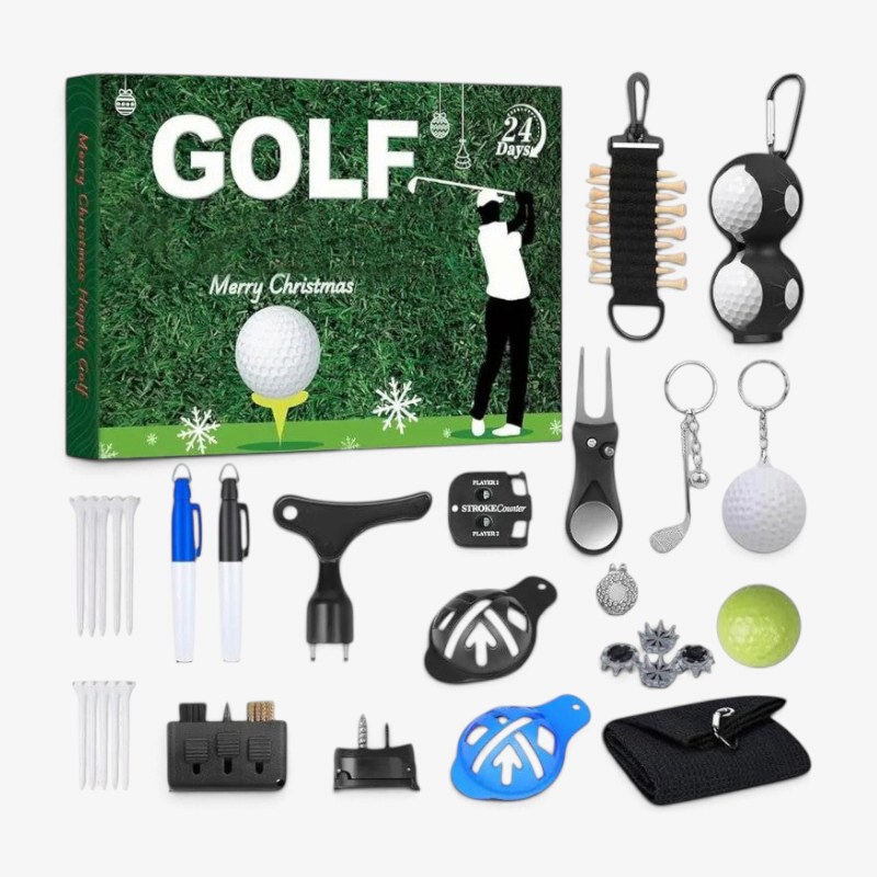 GreenPutt - Golf-Adventskalender mit 24 Fächern