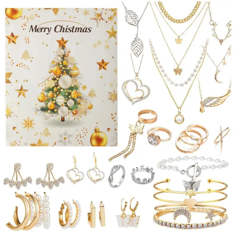 JewelReveal - Schmuck-Adventskalender 2026 mit Halsketten und Ringen